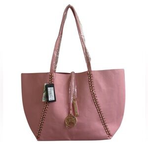 Badgley Mischka pink vegan leather tote - NWT